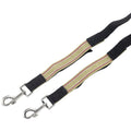 HY Equestrian Elasticated Side Rains - Black