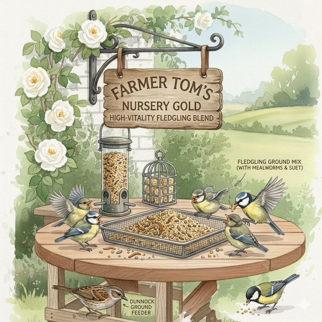 Farmer Tom’s Nursery Gold: High-Vitality Fledgling Blend