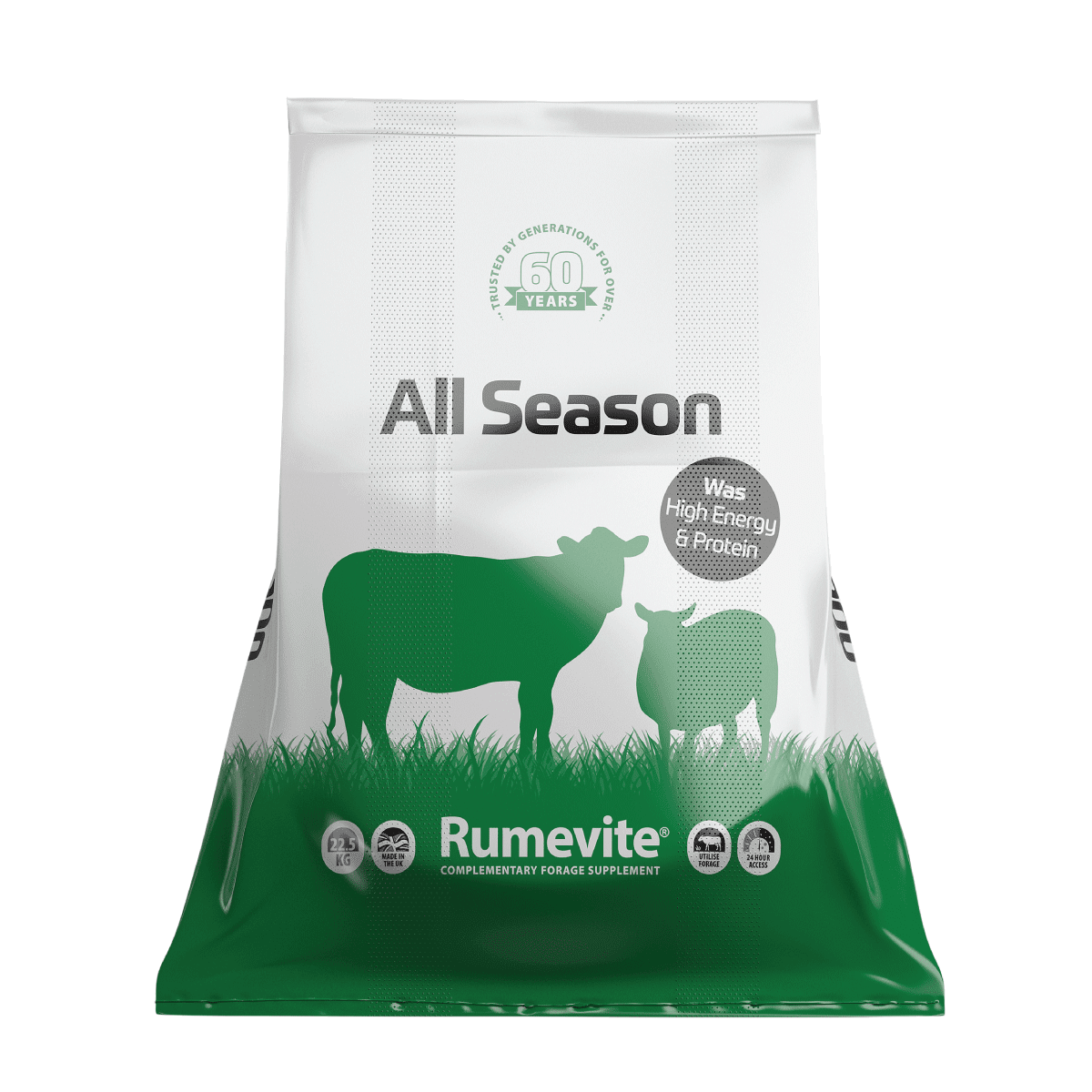 Rumevite All Season 22.5kg High Energy and Protein Feed Block for Cattle and Sheep